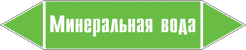 Маркировка трубопровода "минеральная вода" ( пленка, 358х74 мм) - Маркировка трубопроводов - Маркировки трубопроводов "ВОДА" - . Магазин Znakstend.ru